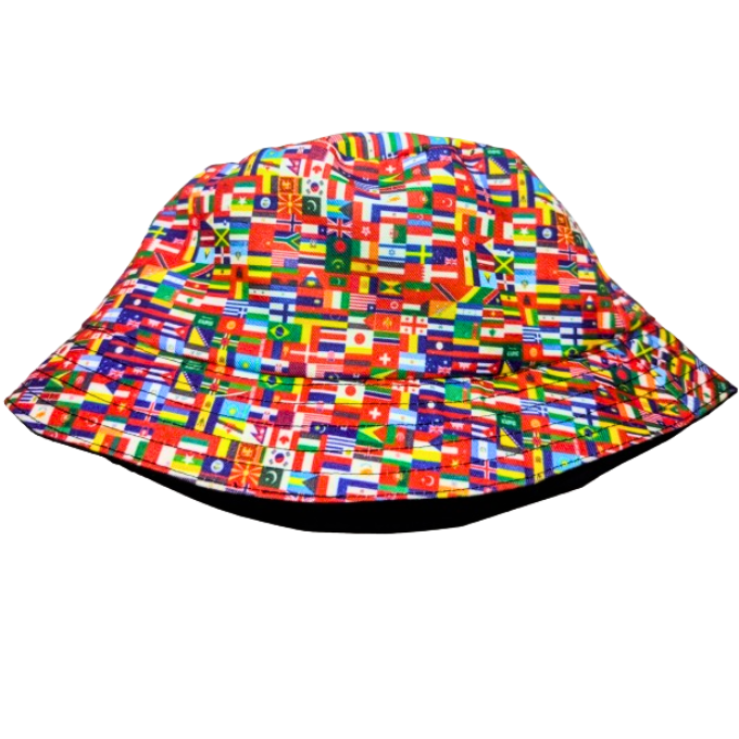 World Flags Bucket Hats by Tribe Afrique - Tribe Afrique