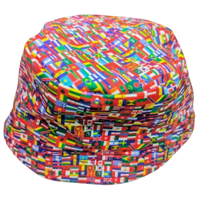 World Flags Bucket Hats by Tribe Afrique - Tribe Afrique