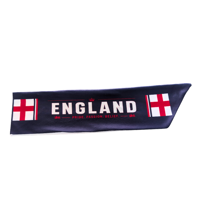 England St. George Cross Supporters Double-Sided Fleece Scarf by Tribe Afrique