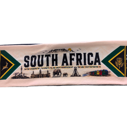 South Africa Safari Double-Sided Supporter Fleece Scarf by Tribe Afrique