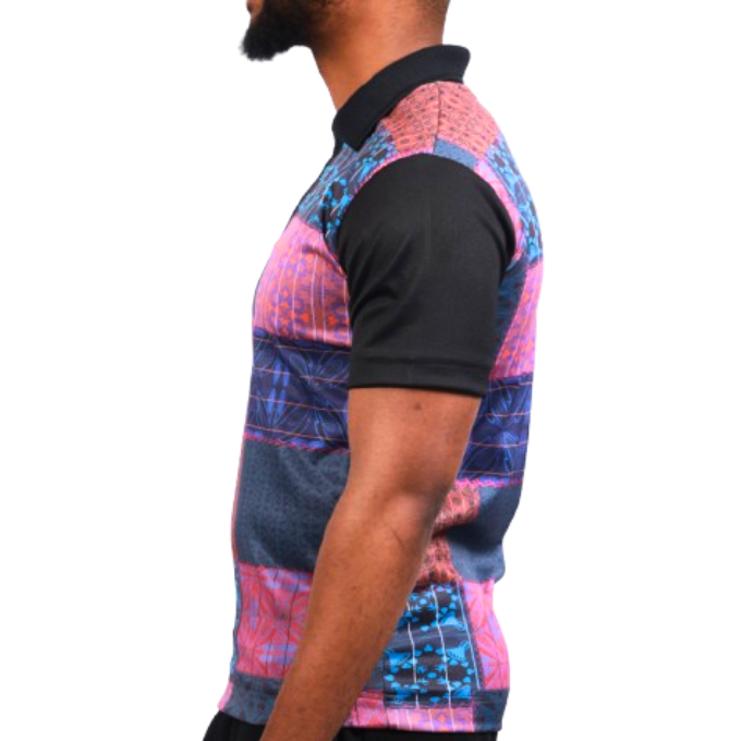 Basotho All Nations Heritage African Golf Shirt with Matching Bucket Hat by Tribe Afrique - Tribe Afrique