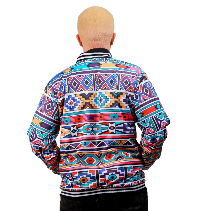 New Ndebele African Bomber Jacket by Tribe Afrique - Tribe Afrique