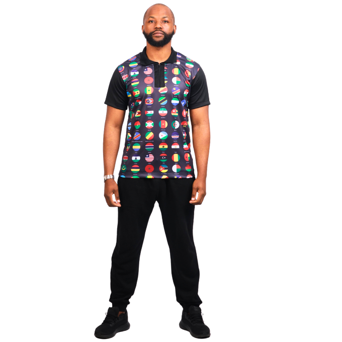 All African Flags Heritage African Golf Shirt by Tribe Afrique - Tribe Afrique