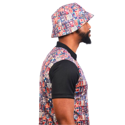 Mondlane African Bucket hat by Tribe Afrique - Tribe Afrique