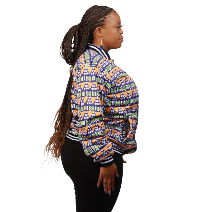 Nkonta African Bomber Jacket by Tribe Afrique - Tribe Afrique