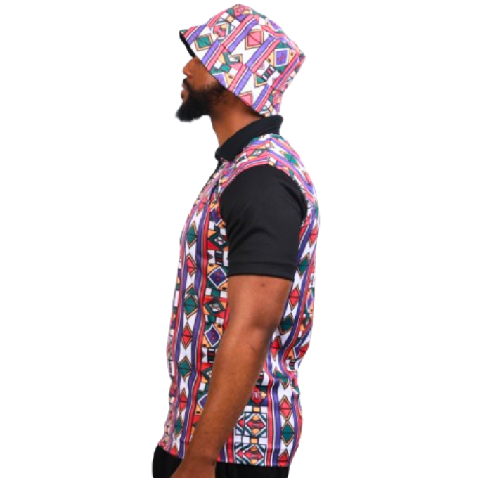 Full Original Ndebele Bucket hat by Tribe Afrique - Tribe Afrique
