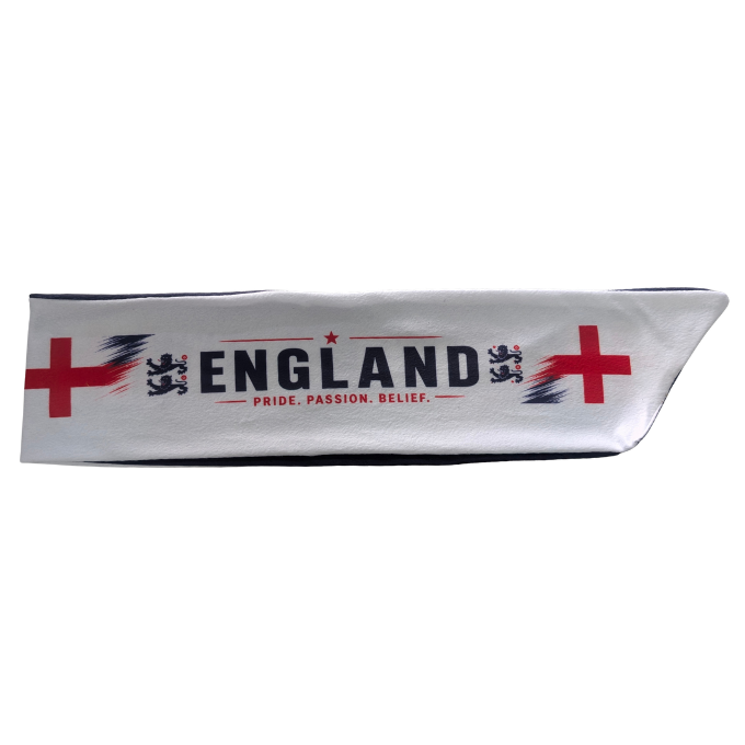 England St. George Cross Supporters Double-Sided Fleece Scarf by Tribe Afrique
