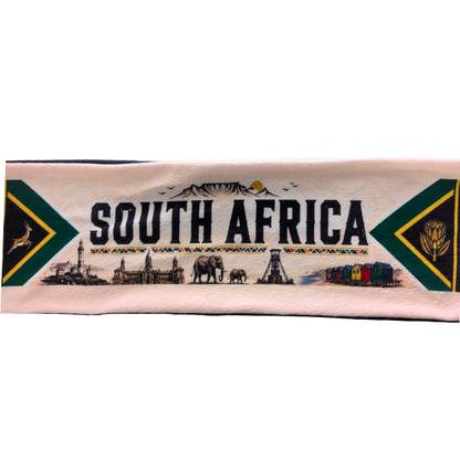South Africa Safari Double-Sided Supporter Fleece Scarf by Tribe Afrique