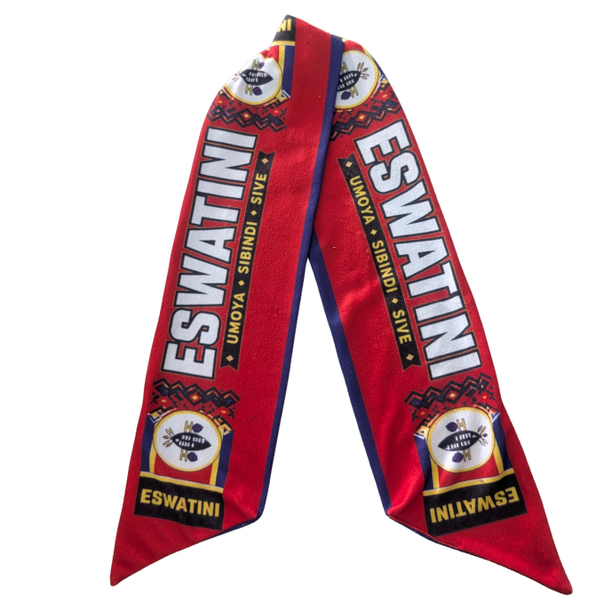 Proudly Eswatini Double-sided Fleece Scarf by Tribe Afrique