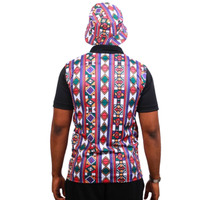 Full Original Ndebele Bucket hat by Tribe Afrique - Tribe Afrique