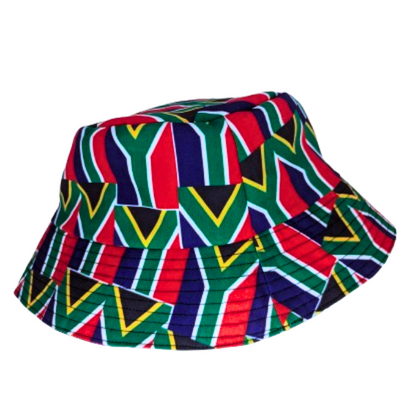 South African Flag Sun Bucket Hat by Tribe Afrique - Tribe Afrique