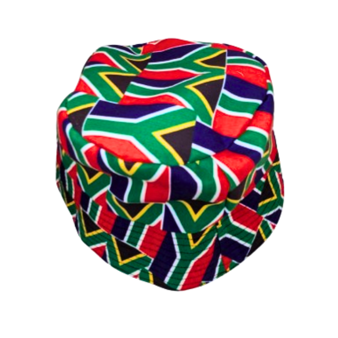 South African Flag Sun Bucket Hat by Tribe Afrique - Tribe Afrique