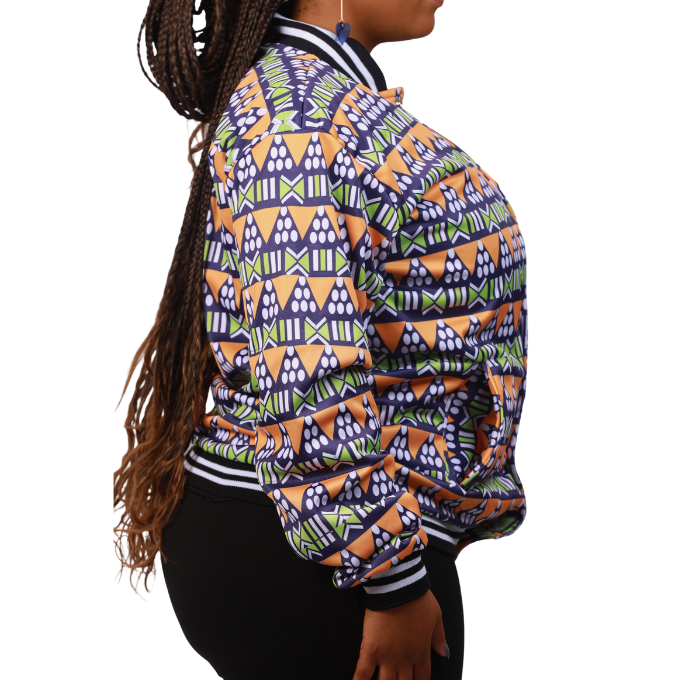 Nkonta African Bomber Jacket by Tribe Afrique - Tribe Afrique