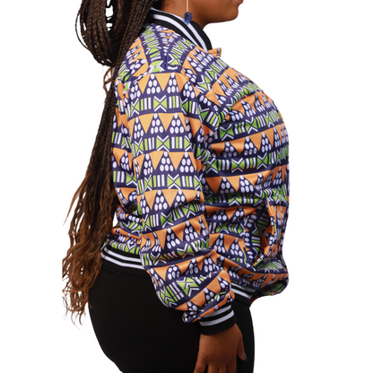 Nkonta African Bomber Jacket by Tribe Afrique - Tribe Afrique