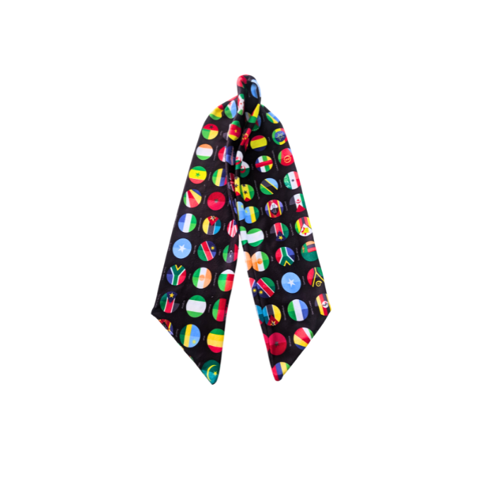 All African Flags Double-sided Fleece Scarf by Tribe Afrique
