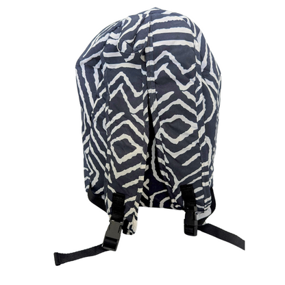 Zebra Print African Laptop Backpack by Tribe Afrique Tribe Afrique