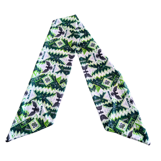 Proudly Nigerian Naija Super Eagles Double-sided Fleece Scarf by Tribe Afrique