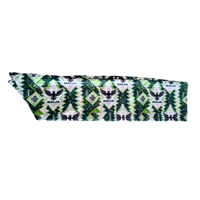 Proudly Nigerian Naija Super Eagles Double-sided Fleece Scarf by Tribe Afrique