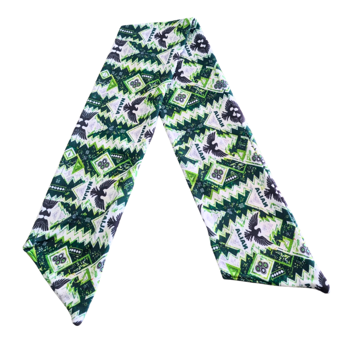 Proudly Nigerian Naija Super Eagles Double-sided Fleece Scarf by Tribe Afrique