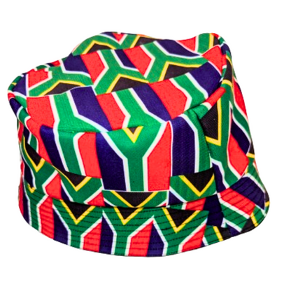 South African Multi Flag Bucket Hat by Tribe Afrique - Tribe Afrique