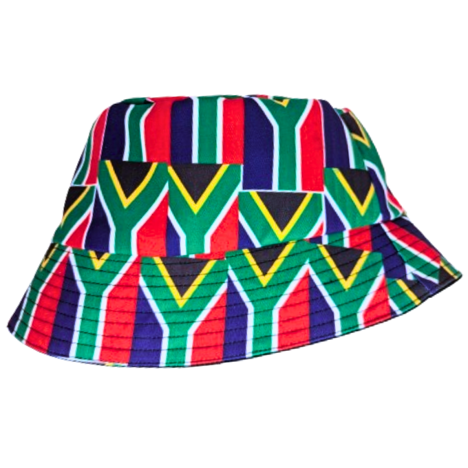 Multi-flag South African Flag Bucket Hats by Tribe Afrique - Tribe Afrique