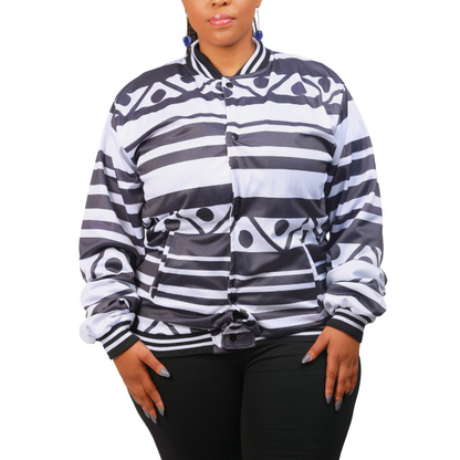 Xhosa Recreated African Bomber Jacket by Tribe Afrique - Tribe Afrique