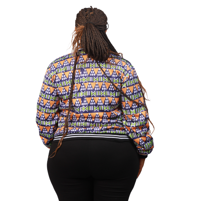 Nkonta African Bomber Jacket by Tribe Afrique - Tribe Afrique