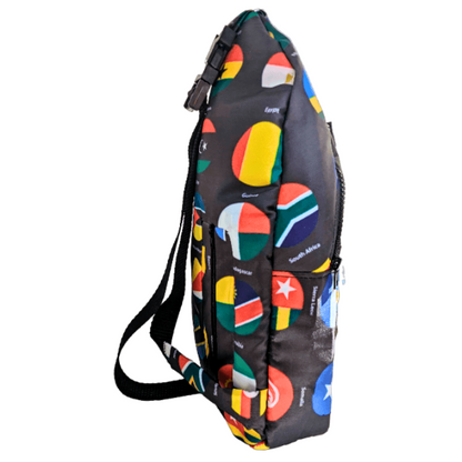 All Flags African Sling Bag by Tribe Afrique - Tribe Afrique