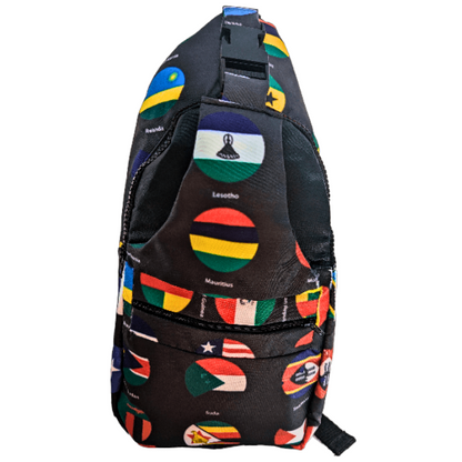 All Flags African Sling Bag by Tribe Afrique - Tribe Afrique