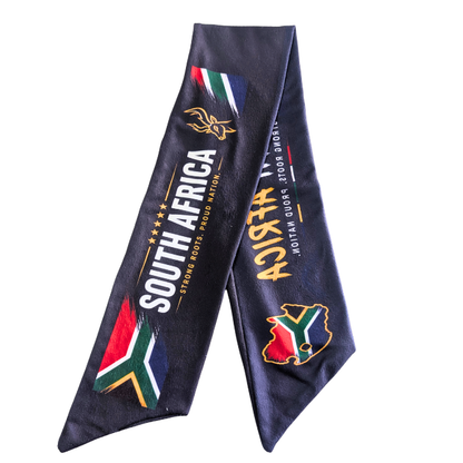 Proudly South African Springbok-inspired Double-sided Fleece Scarf by Tribe Afrique