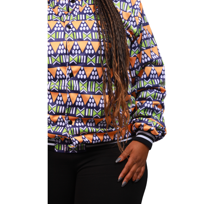 Nkonta African Bomber Jacket by Tribe Afrique - Tribe Afrique