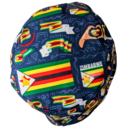 Navy Zimbabwe Zim Flag of Flags Bucket Hat - Tribe Afrique
