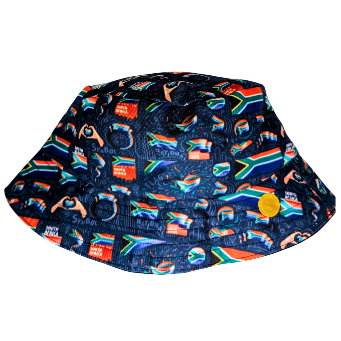 Navy South African Flag of Flags Bucket Hat - Tribe Afrique