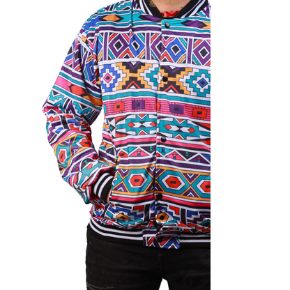 New Ndebele African Bomber Jacket by Tribe Afrique - Tribe Afrique