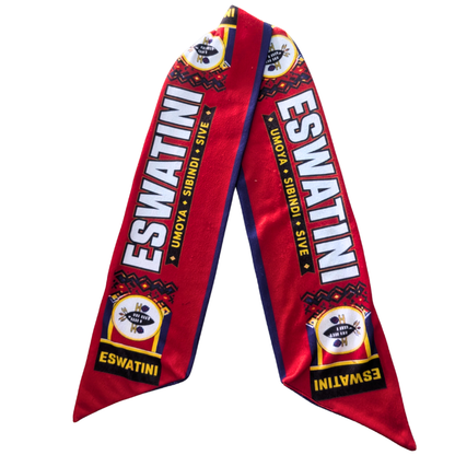 Proudly Eswatini Double-sided Fleece Scarf by Tribe Afrique