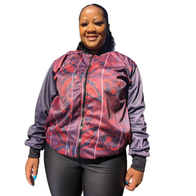 Red Sotho African Jacket   by Tribe Afrique - Tribe Afrique