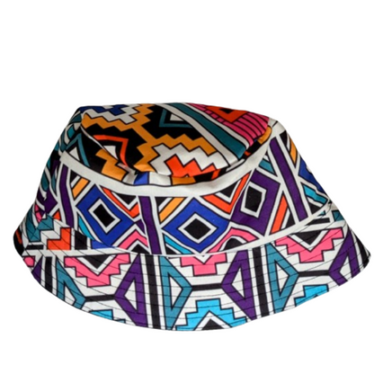 New Ndebele African Bucket hat by Tribe Afrique - Tribe Afrique