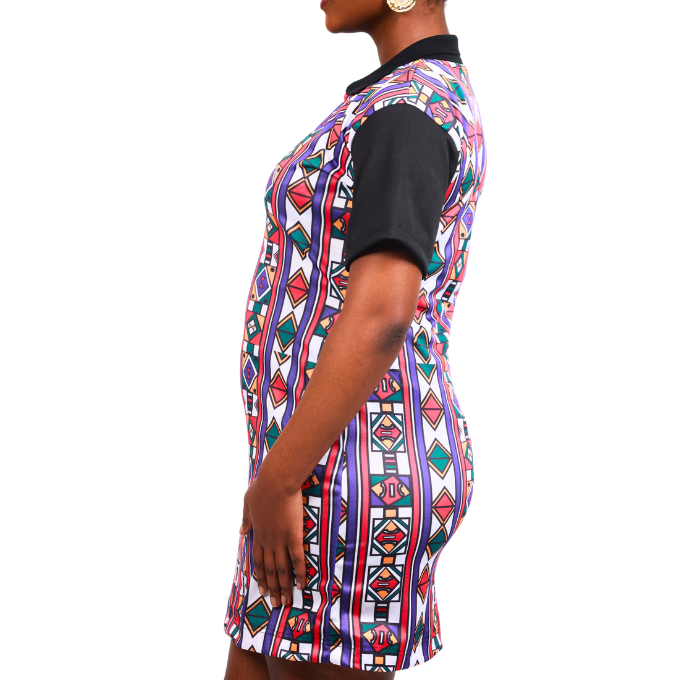 Full Original Ndebele African Golfer Dress by Tribe Afrique - Tribe Afrique