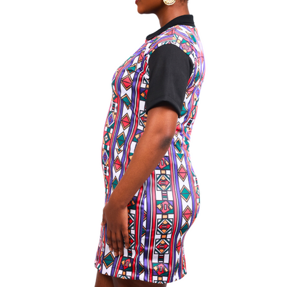 Full Original Ndebele African Golfer Dress by Tribe Afrique - Tribe Afrique