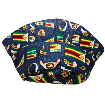Navy Zimbabwe Zim Flag of Flags Bucket Hat - Tribe Afrique