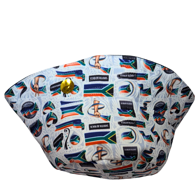 White South African Flag of Flags Bucket Hat - Tribe Afrique