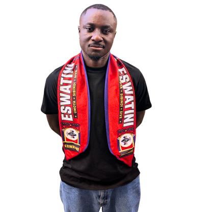 Proudly Eswatini Double-sided Fleece Scarf by Tribe Afrique