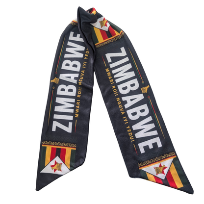 Proudly Zimbabwean Supporters Double-sided fleece scarf by Tribe Afrique