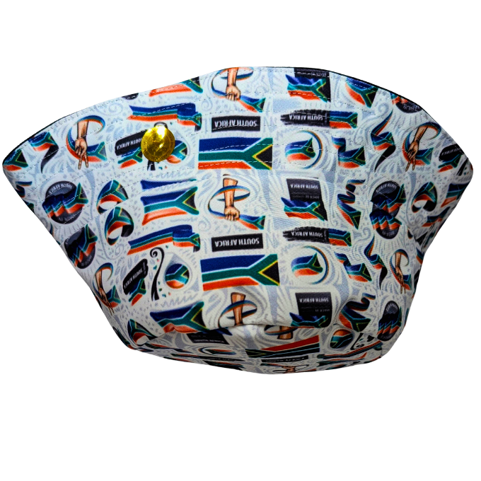White South African Flag of Flags Bucket Hat - Tribe Afrique