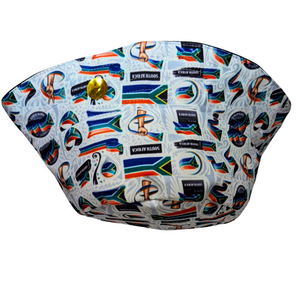 White South African Flag of Flags Bucket Hat - Tribe Afrique