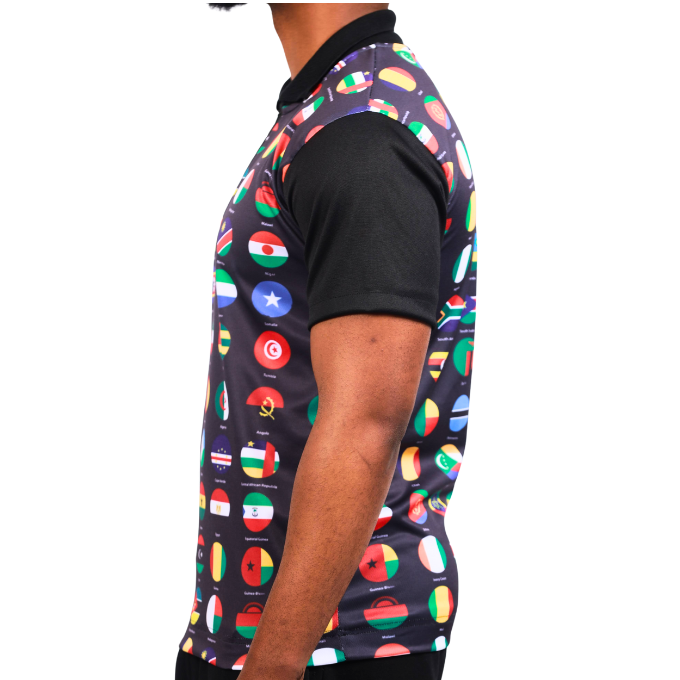All African Flags Heritage African Golf Shirt by Tribe Afrique - Tribe Afrique