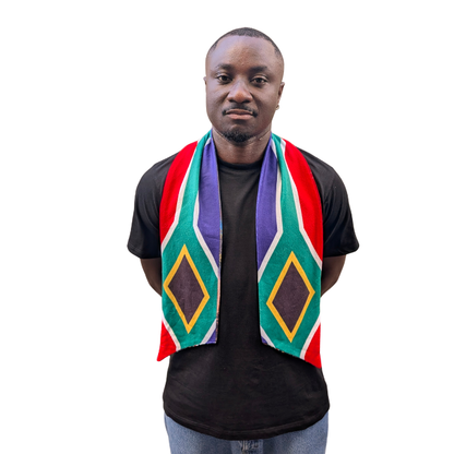 South Africa Bafana Double-Sided Fleece Supporter Scarf by Tribe Afrique