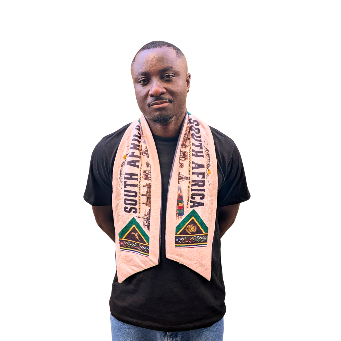 South Africa Safari Double-Sided Supporter Fleece Scarf by Tribe Afrique