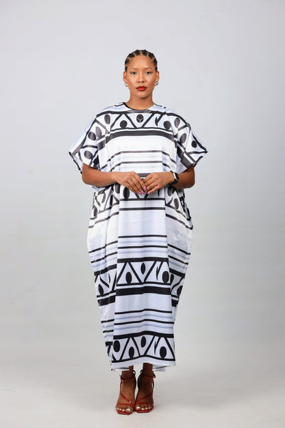 Xhosa Recreated African Bubu Dress by Tribe Afrique (Kaftan) - Tribe Afrique