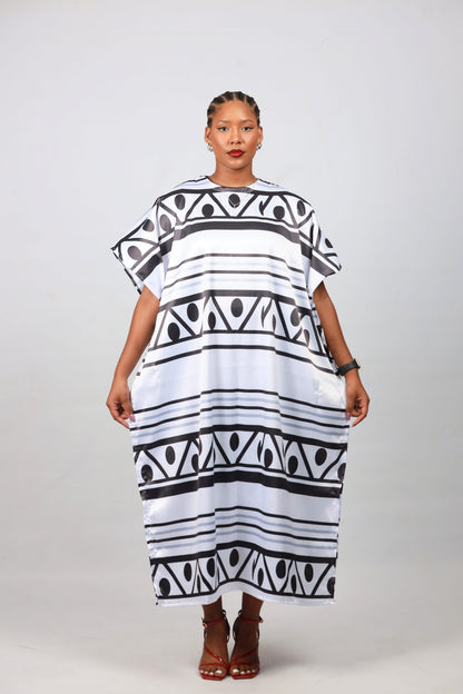 Xhosa Recreated African Bubu Dress by Tribe Afrique (Kaftan) - Tribe Afrique